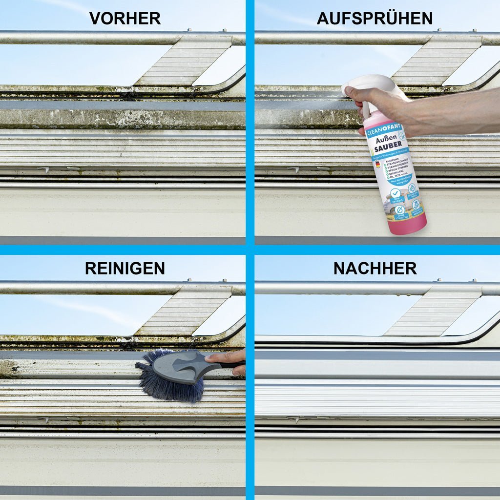 Wohnwagen Außen Reinigen und Pflegen: Ein Leitfaden für Wohnwagenbesitzer - CLEANOFANT