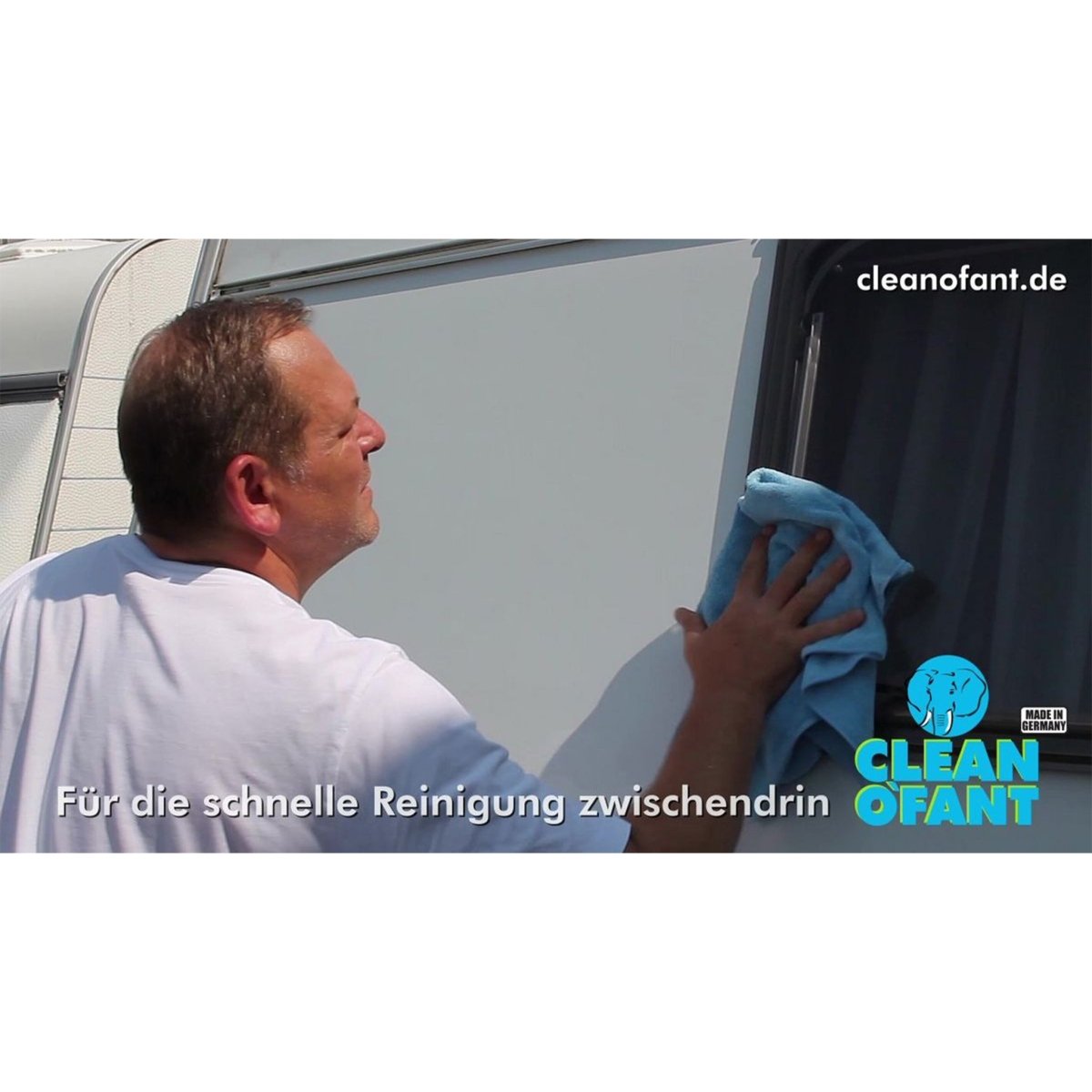 Waschen ohne Wasser - Reinigen & Pflegen - Wohnwagen, Wohnmobil, Caravan - CLEANOFANT