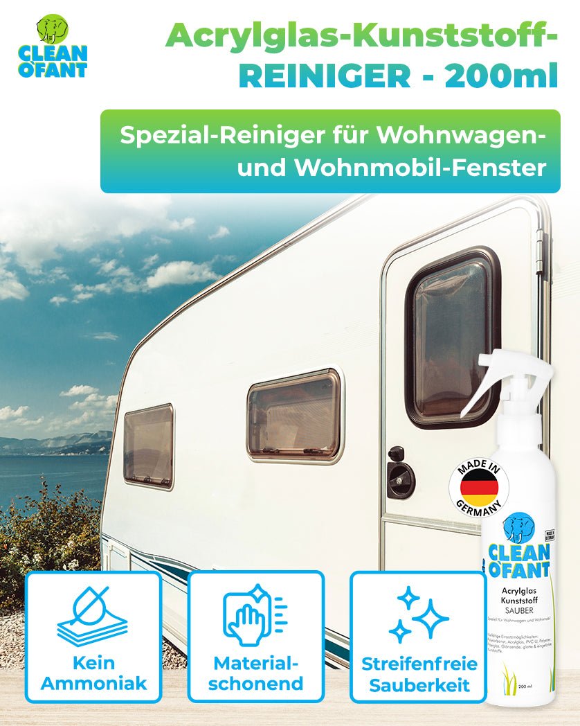 CLEANOFANT Acrylglas - SAUBER (Reiniger) - 200 ml - CLEANOFANT