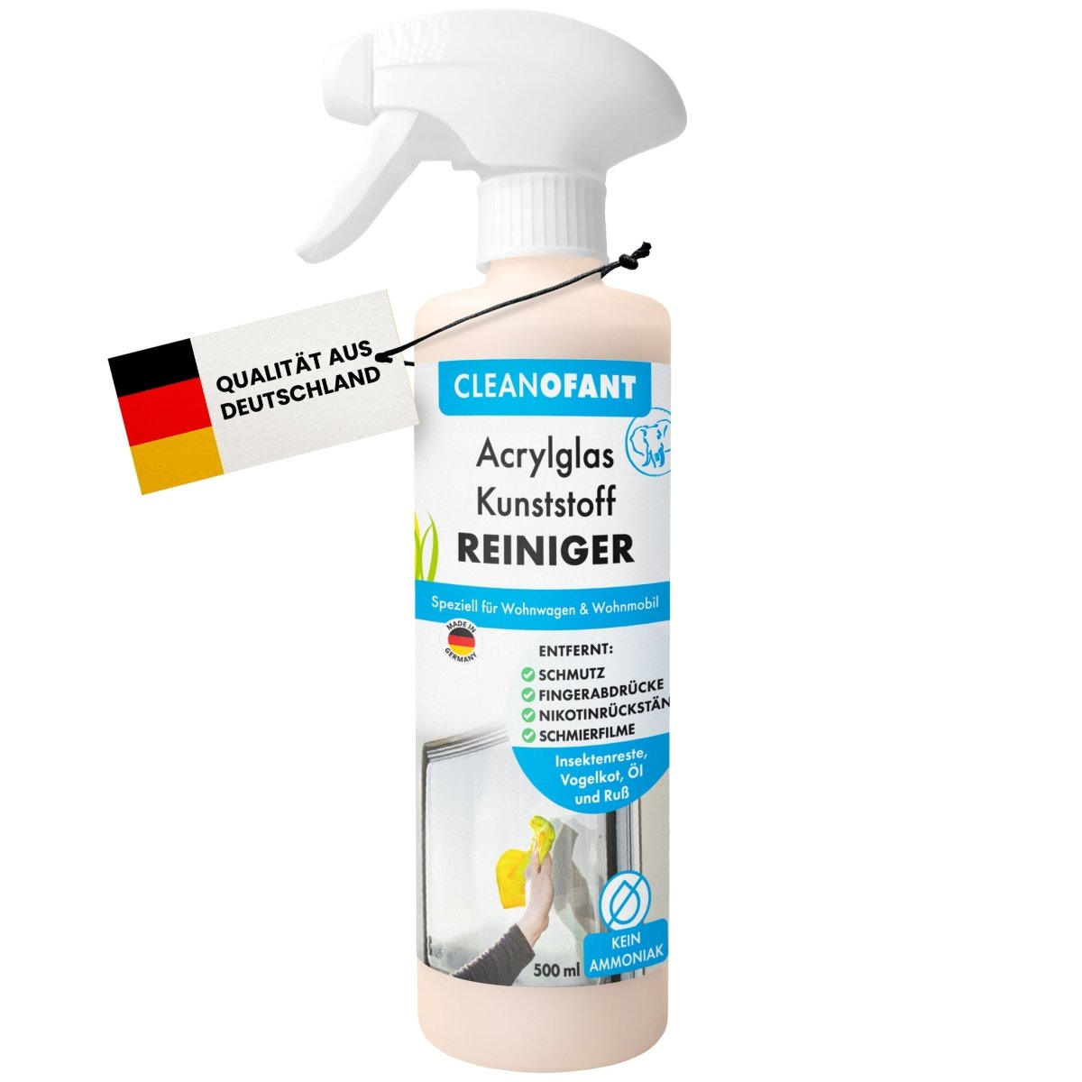 Acrylglas-Kunststoff-REINIGER 500 ml - CLEANOFANT