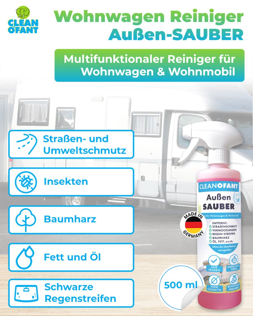 Set Außen - Bestandspflege S: starke Verschmutzung - CLEANOFANT