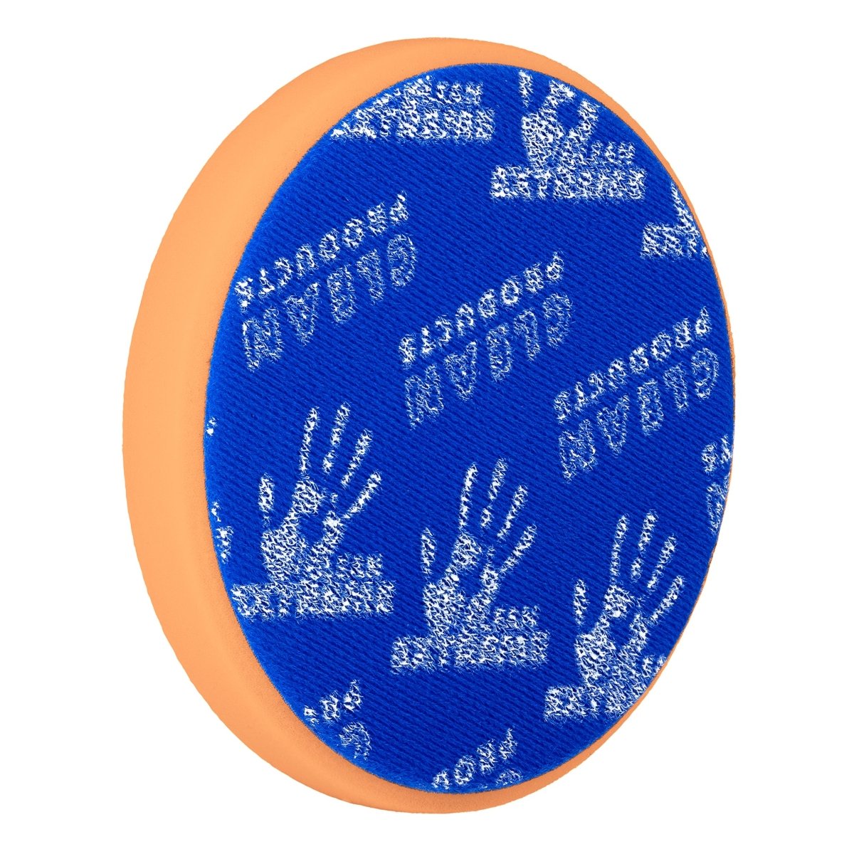 Polierschwamm abrasiv - retikuliert Orange 135 mm - 1 Stück - CLEANOFANT