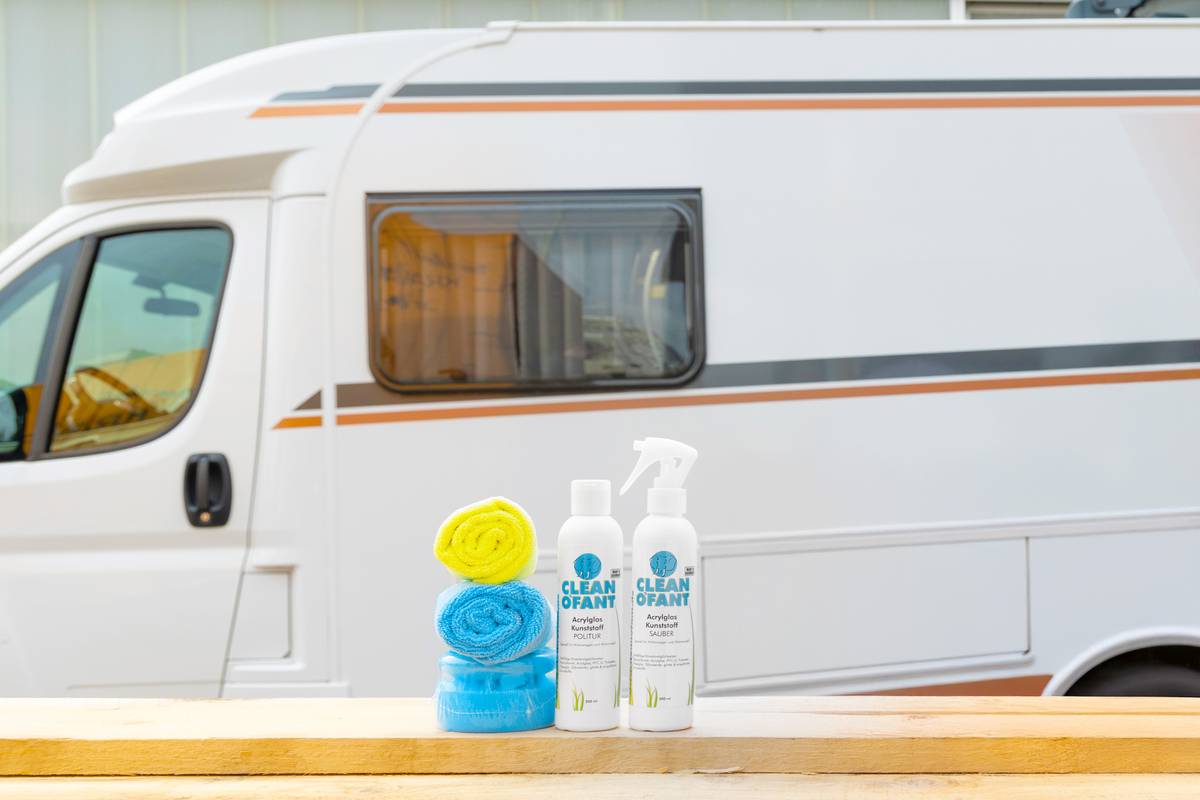 CLEANOFANT Acrylglas - Kunststoff - POLITUR & REINIGER Set - CLEANOFANT