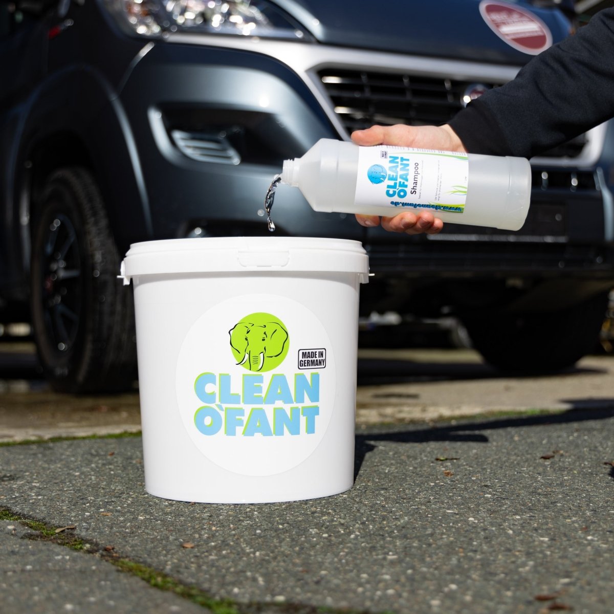 Shampoo Konzentrat mit Wachs 1 L - CLEANOFANT