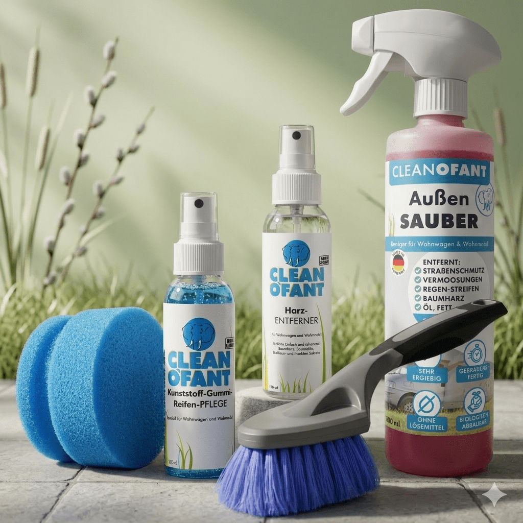 Sauber Set – Außenreinigung & Pflege für Wohnmobil und Wohnwagen - CLEANOFANT