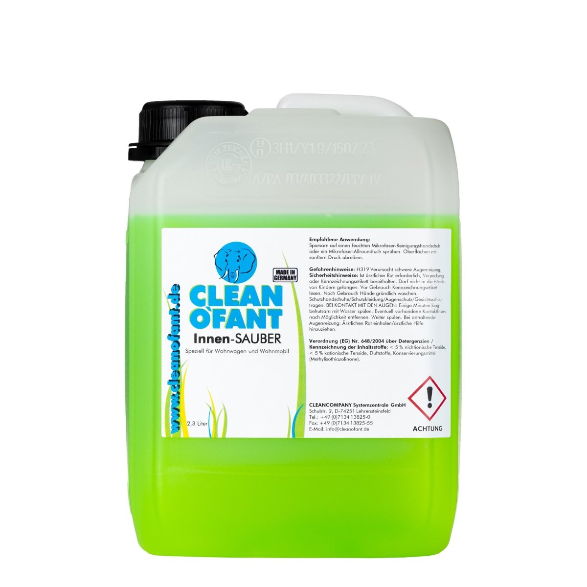 Innen-SAUBER (Innenreiniger) - 2,3 Liter - CLEANOFANT