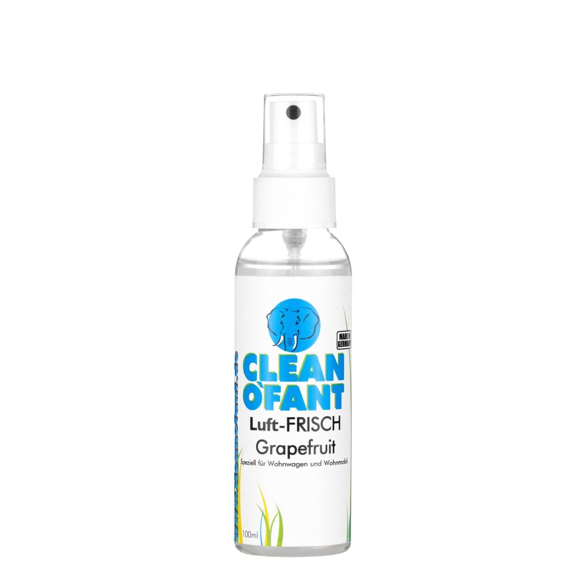 CLEANOFANT Luft-FRISCH Grapefruit 100ml - Lufterfrischer Geruchsentferner für Wohnwagen, Wohnmobil, Caravan, Haushalt