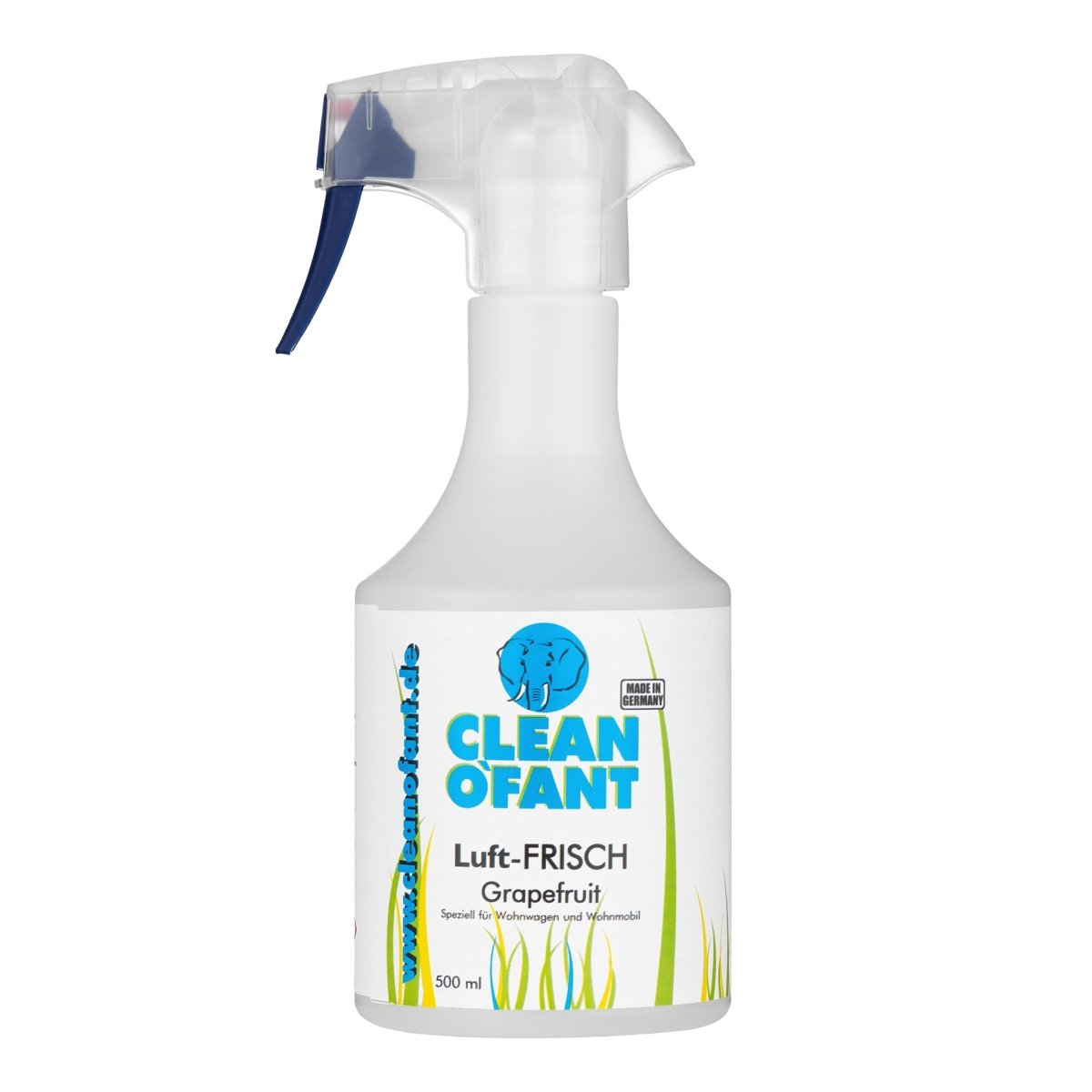 CLEANOFANT Luft-FRISCH Grapefruit 500ml - Lufterfrischer Geruchsentferner für Wohnwagen, Wohnmobil, Caravan, Haushalt