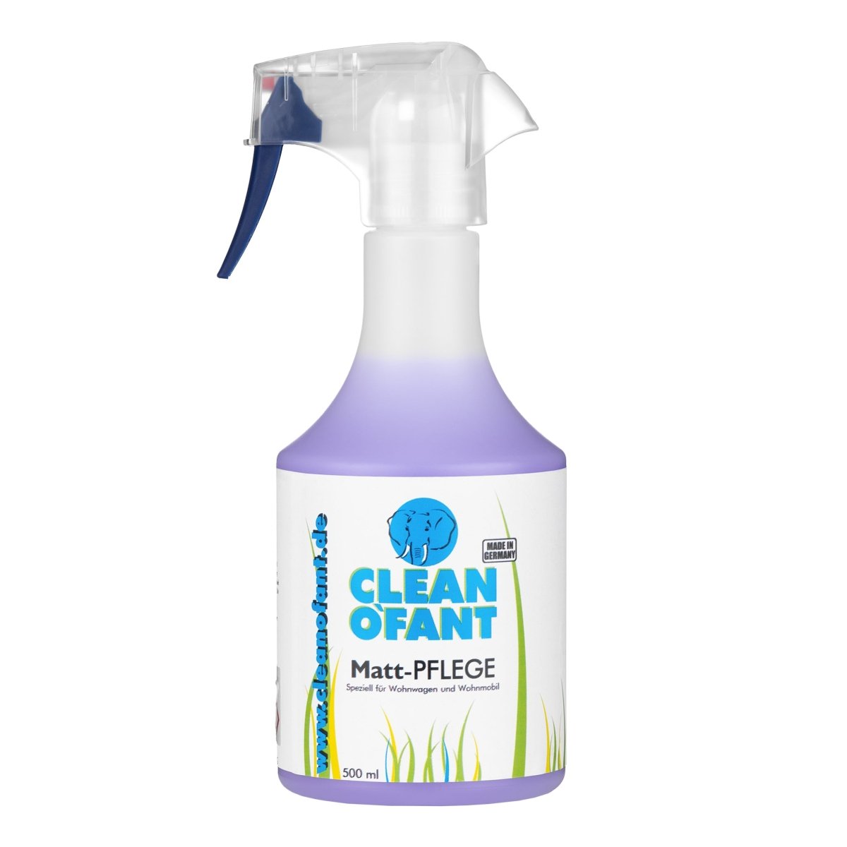 CLEANOFANT Mattpflege 500ml für Mattlack & Mattfolie bei Wohnwagen Wohnmobil Caravan