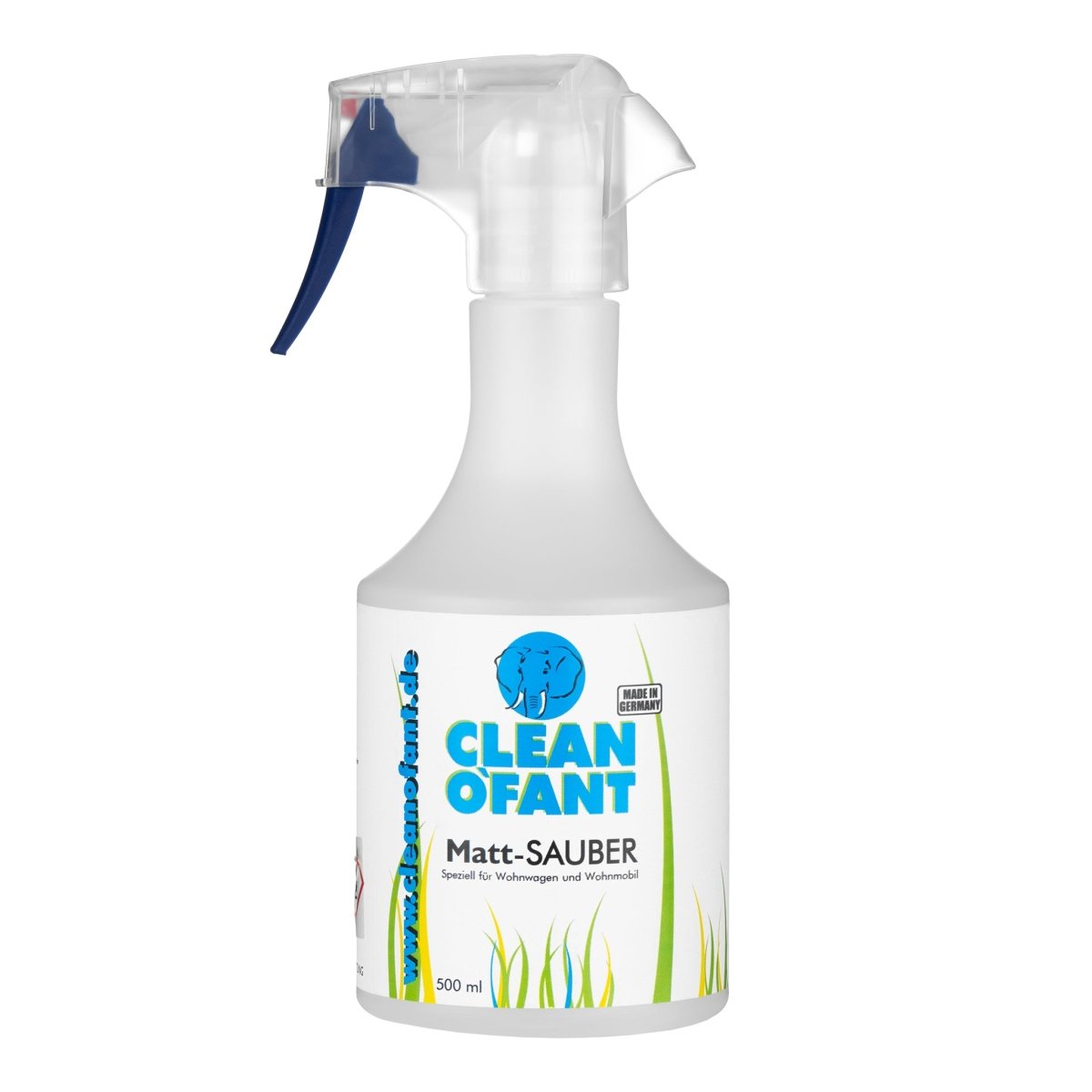 CLEANOFANT Mattreiniger 500ml für Mattlack & Mattfolie bei Wohnwagen Wohnmobil Caravan