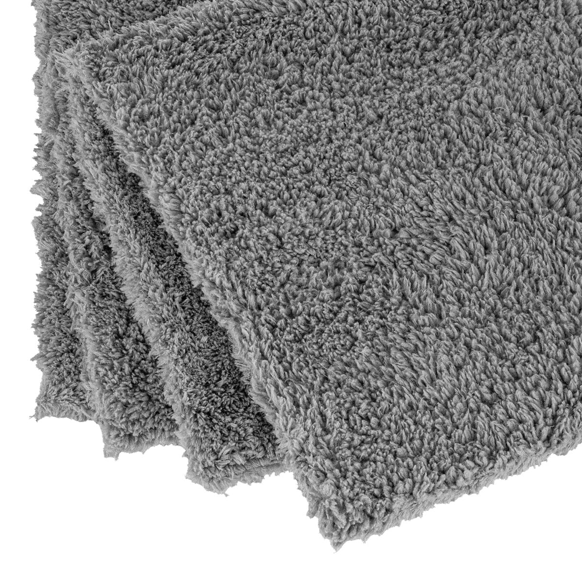 CLEANOFANT Mikrofaser-Poliertuch Fluffy Randlos 40x40cm 500GSM