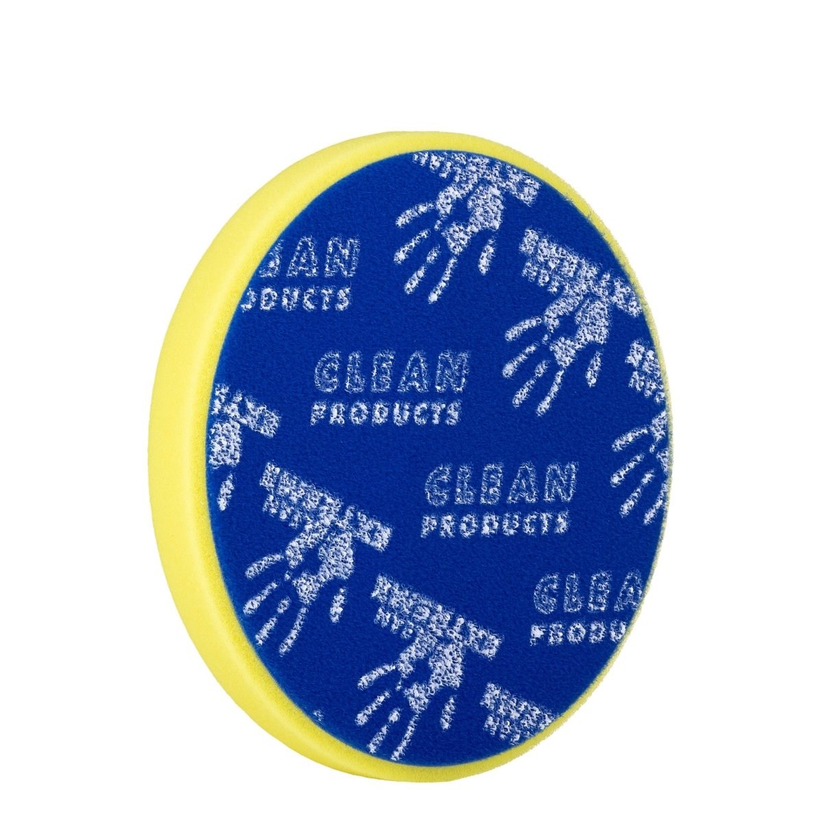 Polierschwamm medium-retikuliert Gelb 135 mm - 1 Stück - CLEANOFANT