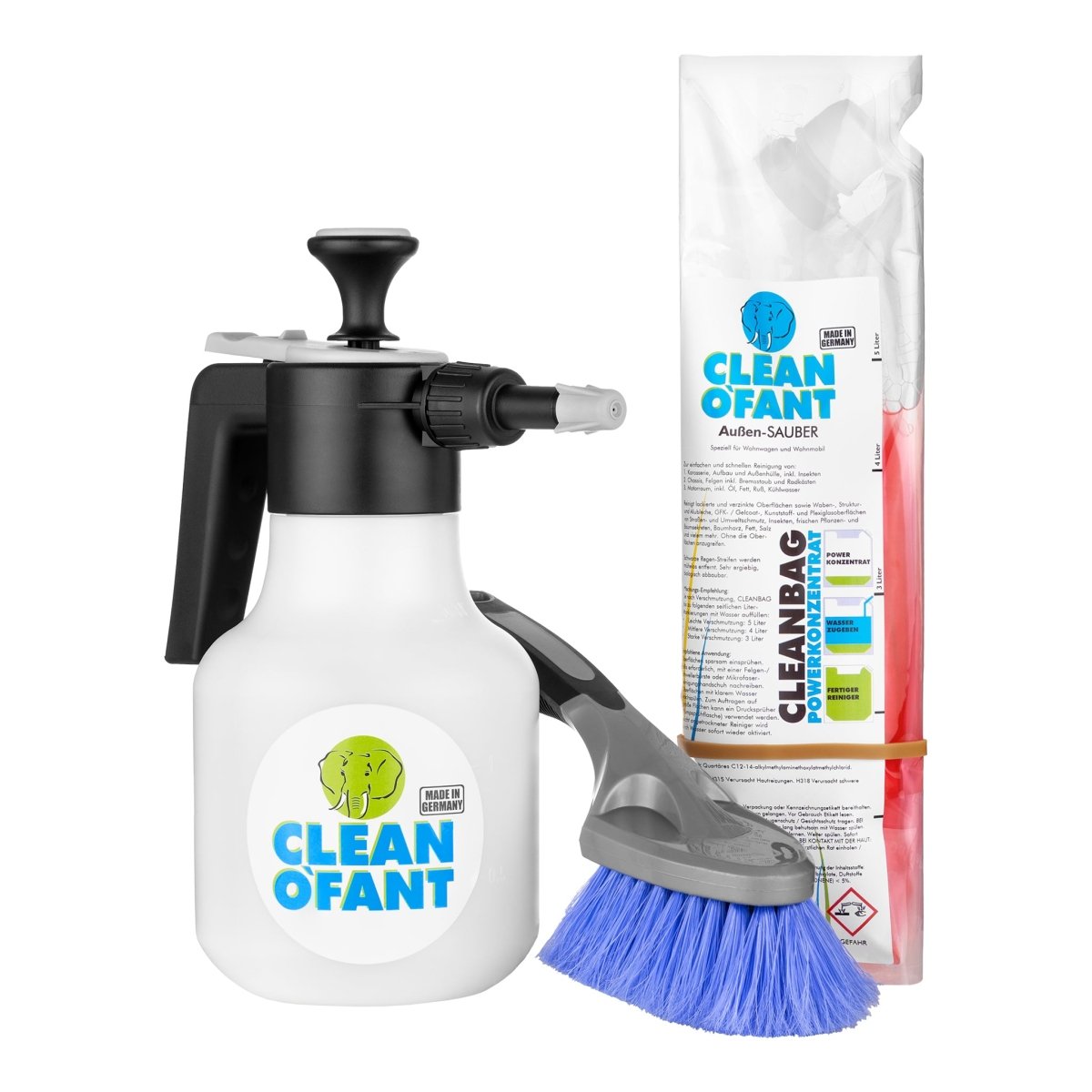 Außen-SAUBER SET (Wohnwagenreiniger / Wohnmobilreiniger) - CLEANOFANT