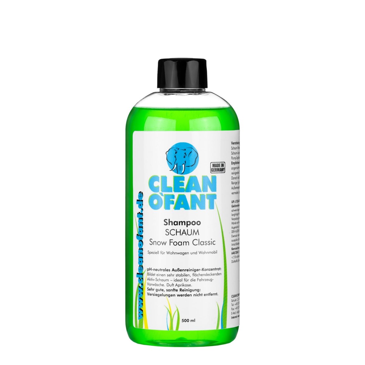 Shampoo-Schaum - Snow Foam CLASSIC - Konzentrat - pH-neutral - 500 ml - CLEANOFANT