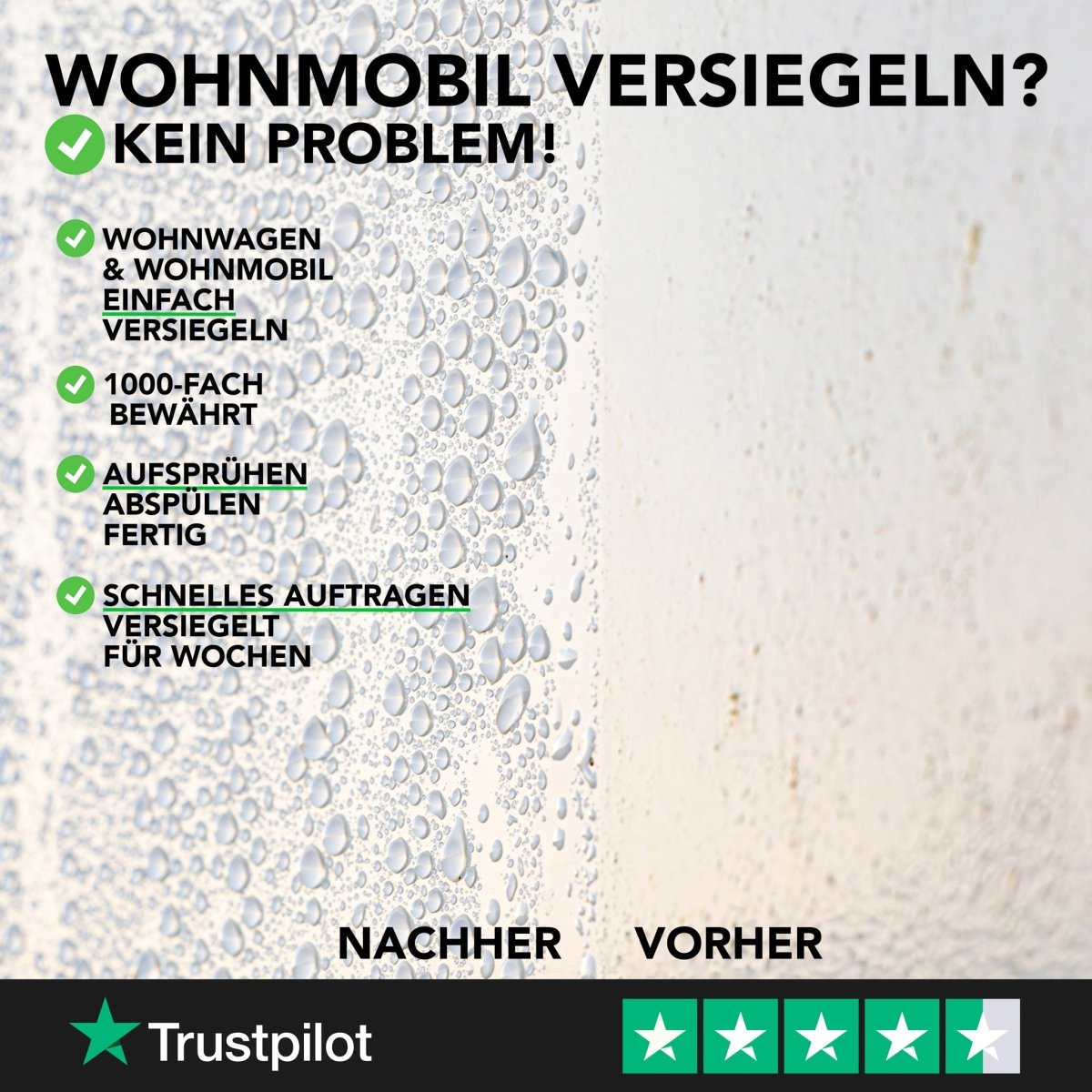 Sprüh-VERSIEGELUNG 1 Liter (Wohnwagen / Wohnmobil) - CLEANOFANT