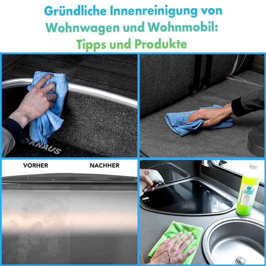 Gründliche Innenreinigung von Wohnwagen und Wohnmobil: Tipps und Produkte - CLEANOFANT