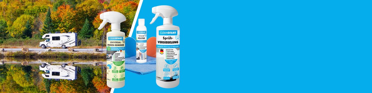 Wohnmobil & Camper Herbstpflege – Versiegelung & Schutz 🍂 - CLEANOFANT