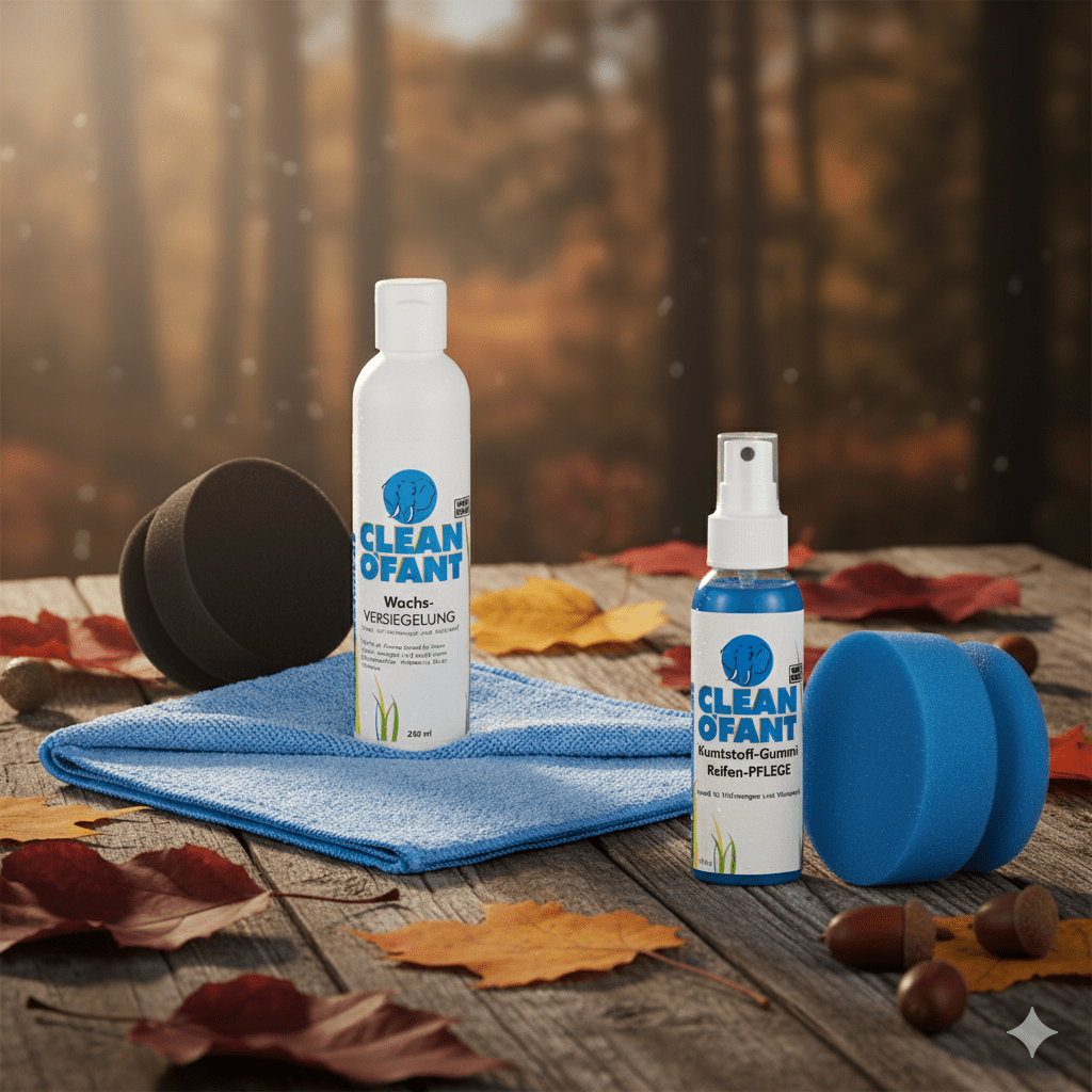 Herbst - Pflege Set – Wachs und Kunststoffpflege für Wohnmobil und Wohnwagen - CLEANOFANT