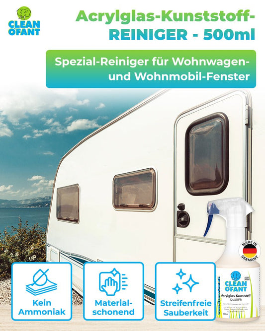 CLEANOFANT Acrylglas - SAUBER (Reiniger) - 500 ml - CLEANOFANT