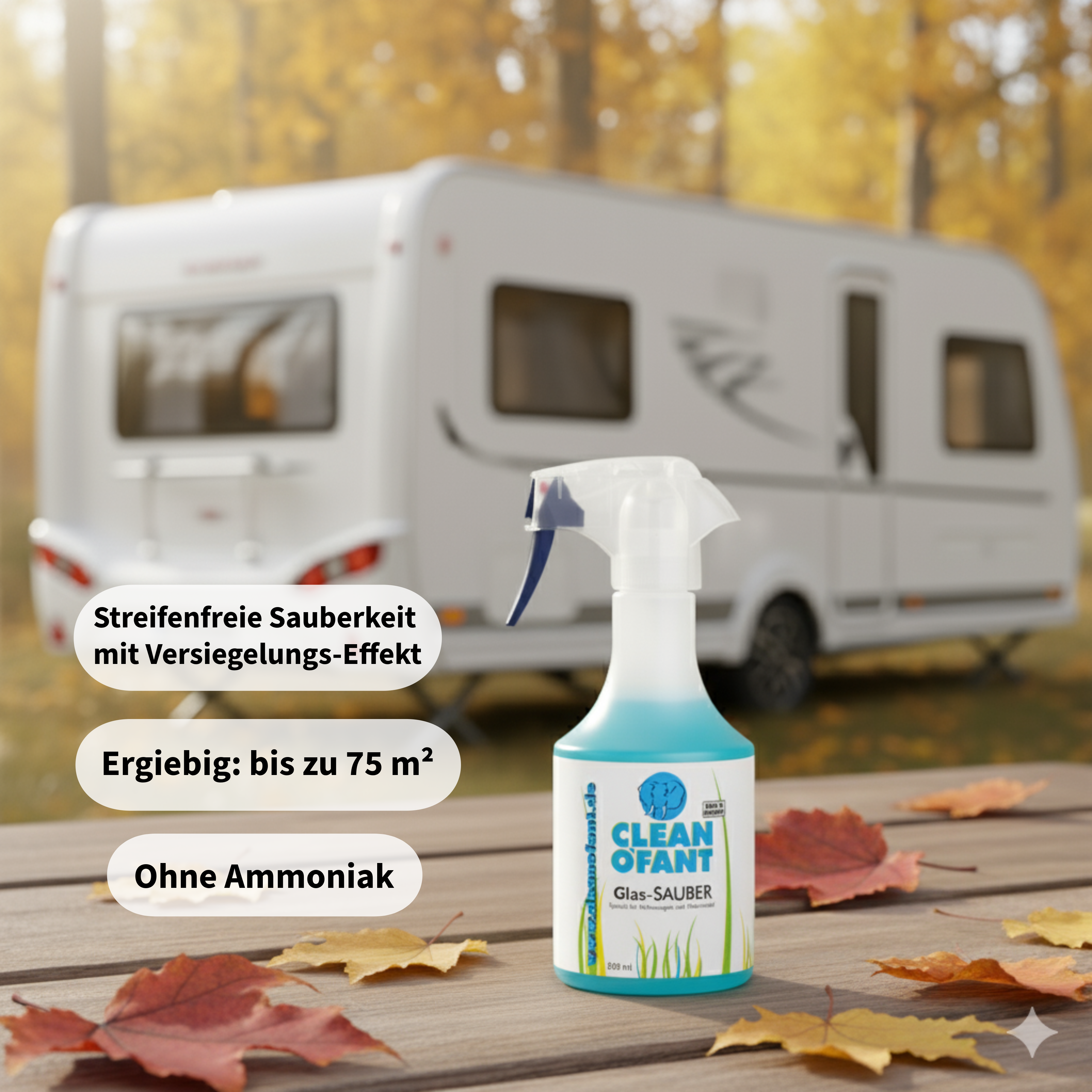 Herbst-Set – Glasreiniger & Kunststoffpflege für Wohnmobil und Wohnwagen