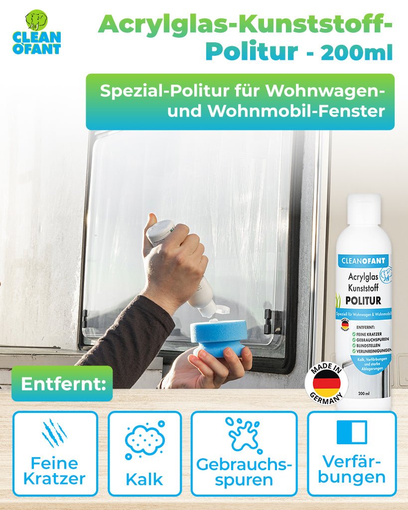 Acrylglas-Kunststoff-POLITUR 200 ml - CLEANOFANT