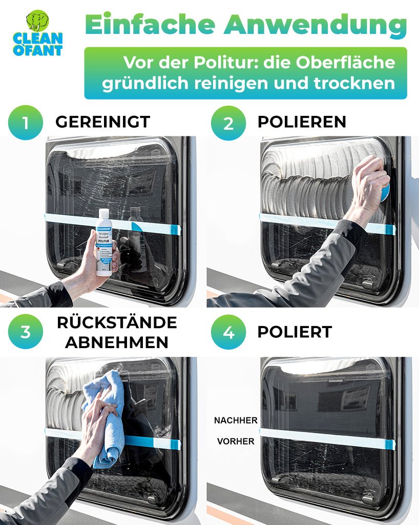 Acrylglas-Kunststoff-POLITUR 200 ml - CLEANOFANT