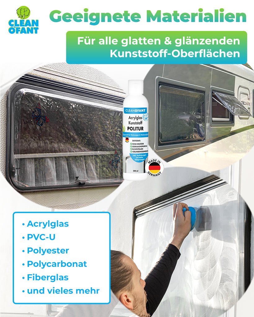 Acrylglas-Kunststoff-POLITUR 200 ml - CLEANOFANT