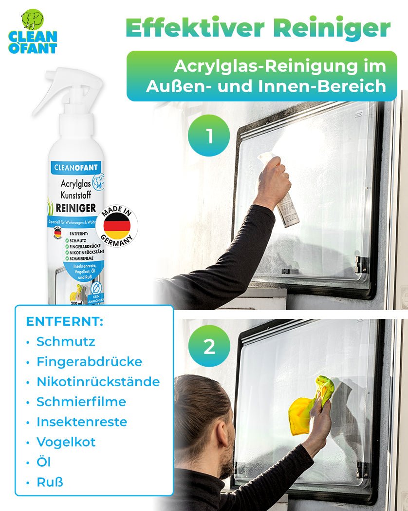 Acrylglas-Kunststoff-REINIGER 200 ml - CLEANOFANT