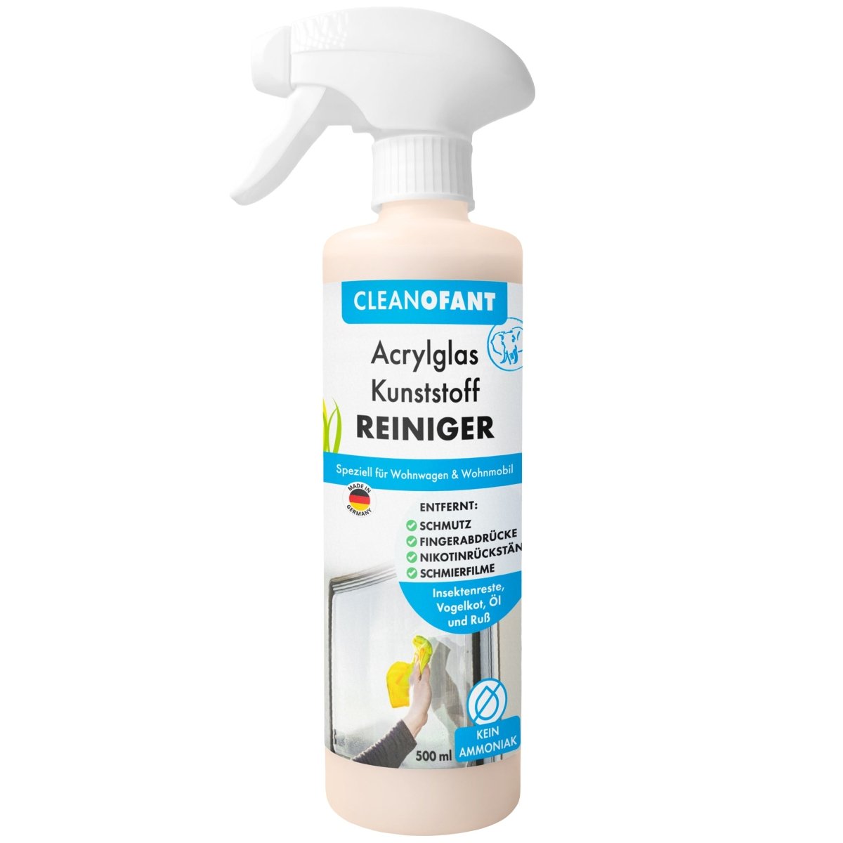 Acrylglas-Kunststoff-REINIGER 500 ml - CLEANOFANT