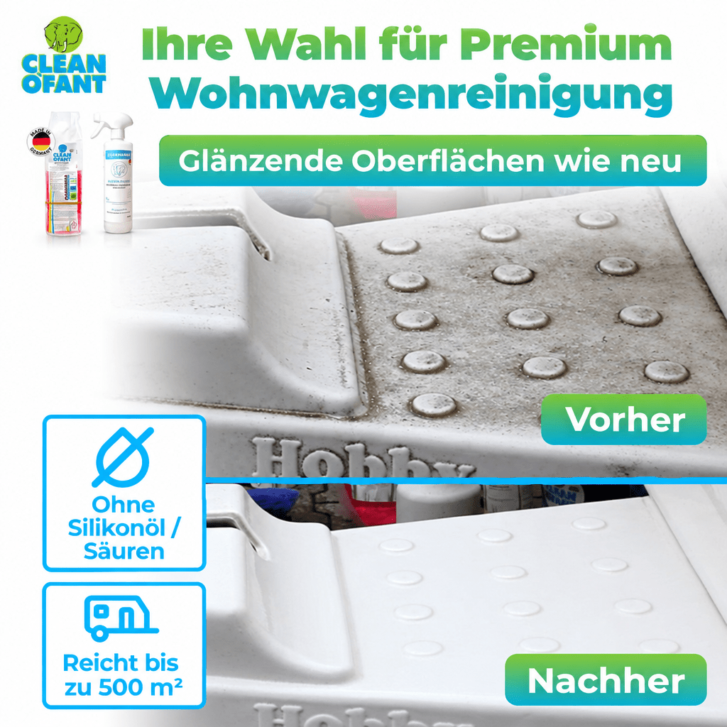 Außen-SAUBER 500 ml Konzentrat im CLEANBAG + 500ml Mischflasche - CLEANOFANT