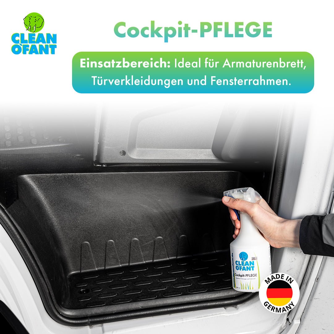 Cockpit - PFLEGE - 500 ml (Wohnwagen / Wohnmobil) - CLEANOFANT