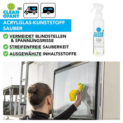 Acrylglas - SAUBER (Reiniger) - 200 ml - CLEANOFANT