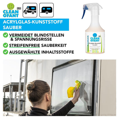 Acrylglas - SAUBER (Reiniger) - 500 ml - CLEANOFANT