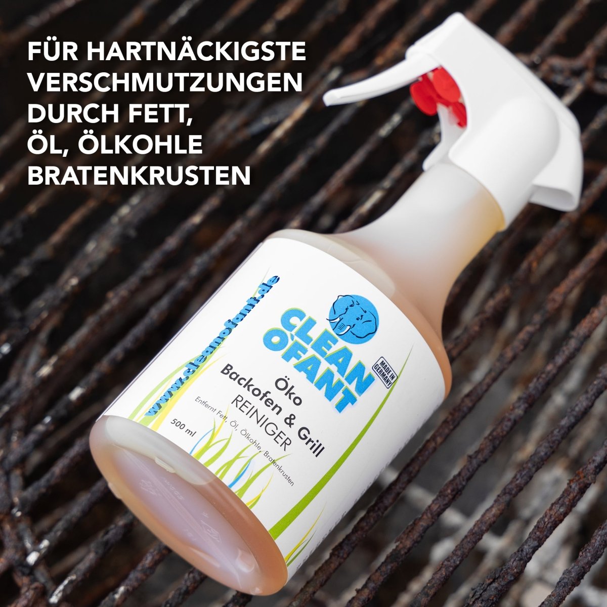 Öko - BACKOFEN - GRILL - REINIGER Konzentrat - 500 ml - CLEANOFANT