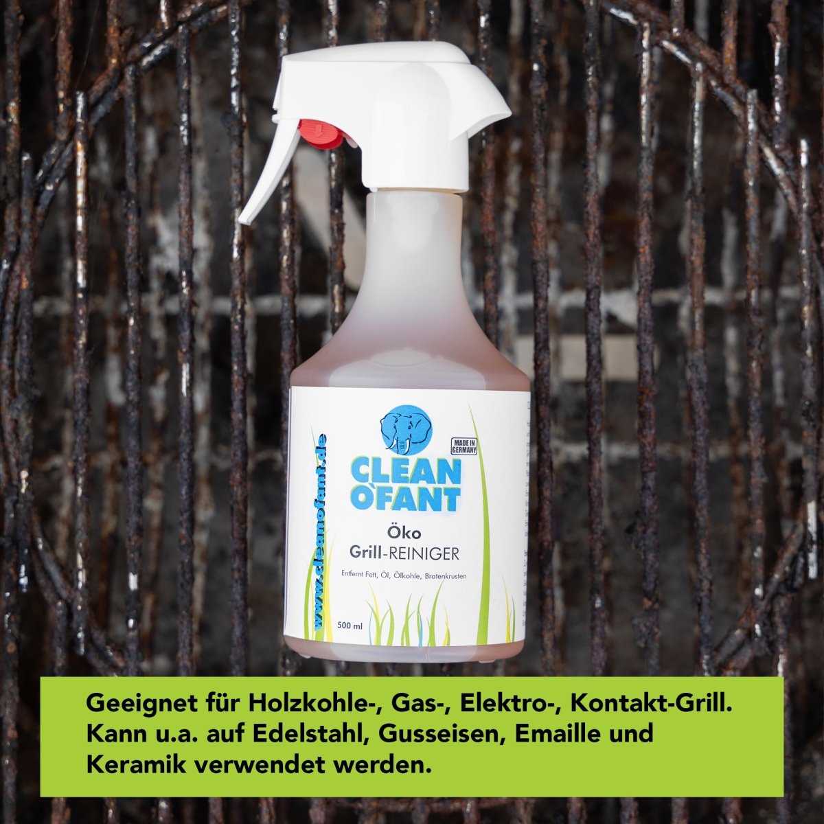 Öko - GRILL - REINIGER Konzentrat - 500 ml - CLEANOFANT