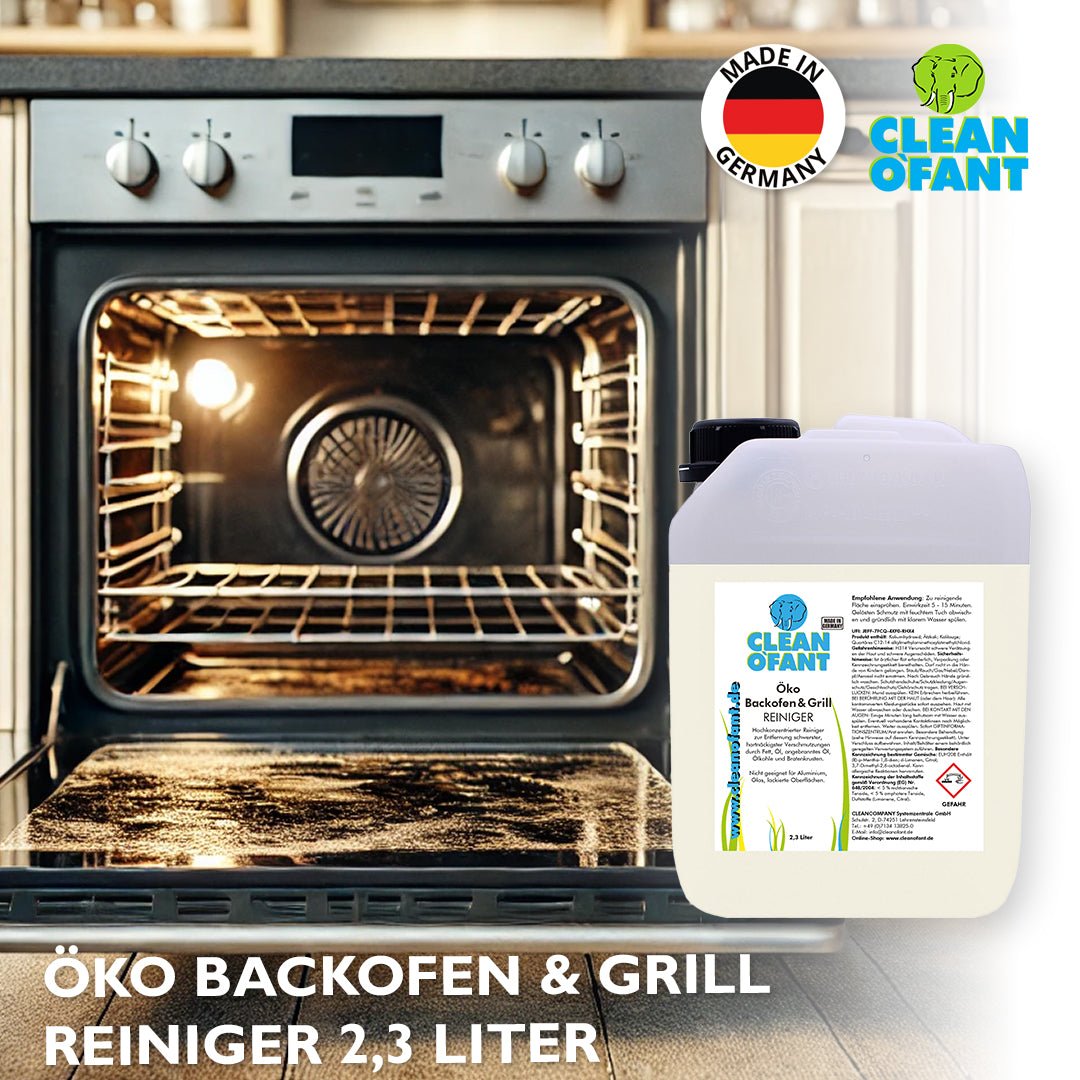 Öko - BACKOFEN - GRILL - REINIGER Konzentrat - 2,3 Liter REFILL - CLEANOFANT