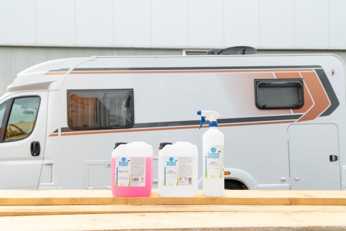 Reinigung & Versiegelung Set (Caravan - Wohnwagen - Wohnmobil - Reiniger - Sprüh - Versiegelung) - CLEANOFANT