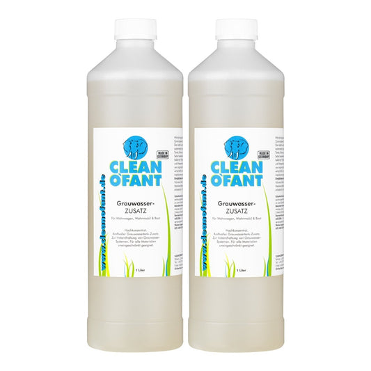 Grauwasser-ZUSATZ – 2 x 1 Liter - CLEANOFANT