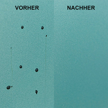 ÖKO Teer - ENTFERNER Lack, GFK & Folie - 500 ml auf Basis von hoch wirksamen Pflanzen - Fettsäuren - löst schnell, effektiv und rückstandslos Teer, Bitumen, Gummi - Abrieb, Öl und Fett uvm. + 1 x Mikrofaser Allroundtuch - CLEANOFANT