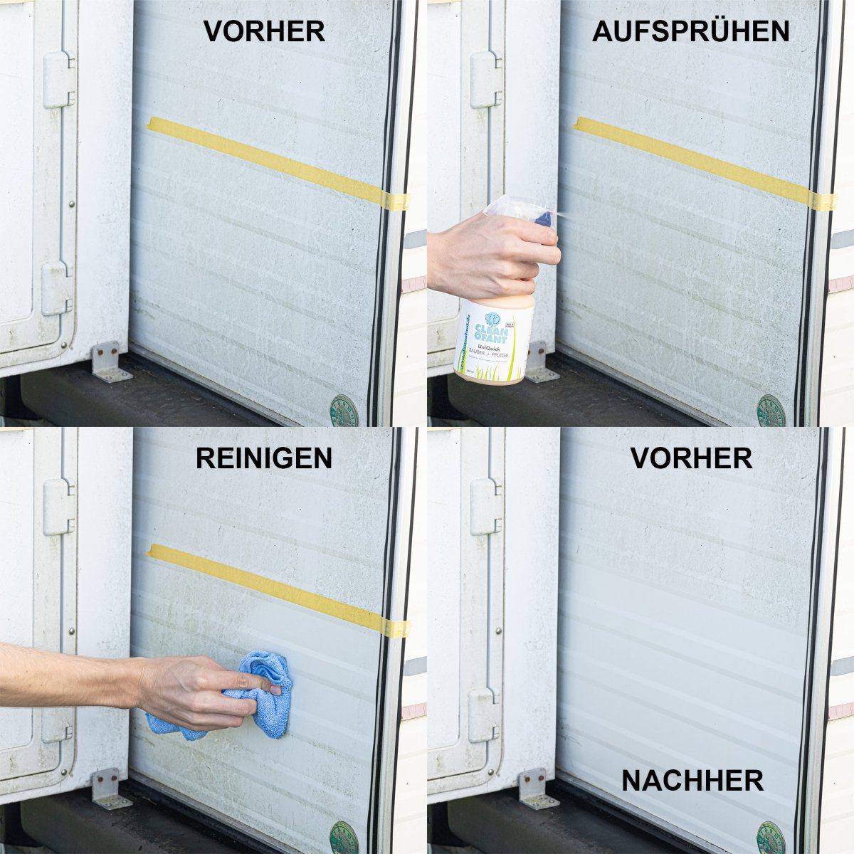 UniQuick SAUBER+PFLEGE - 500 ml (Wohnwagen / Wohnmobil) - CLEANOFANT