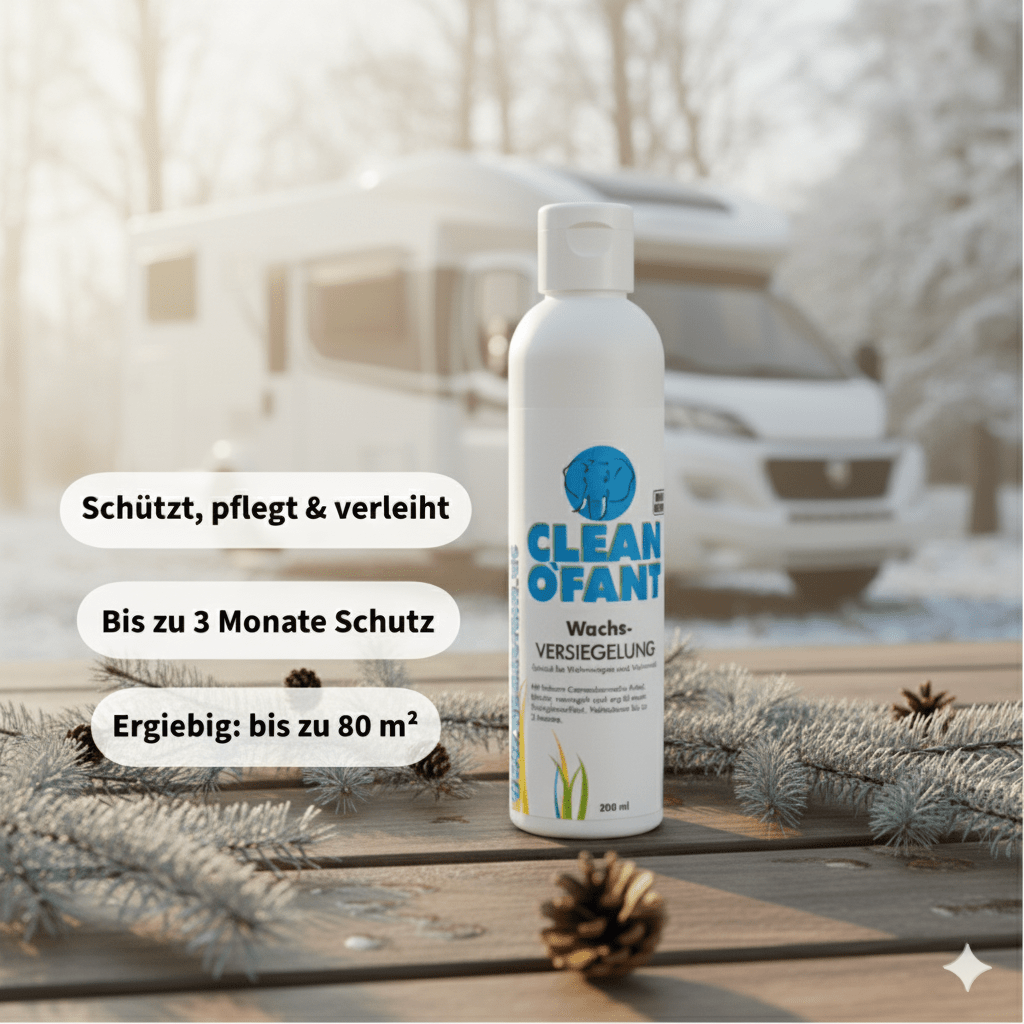 Winter - Pflege Set – Wachs und Kunststoffpflege für Wohnmobil und Wohnwagen - CLEANOFANT