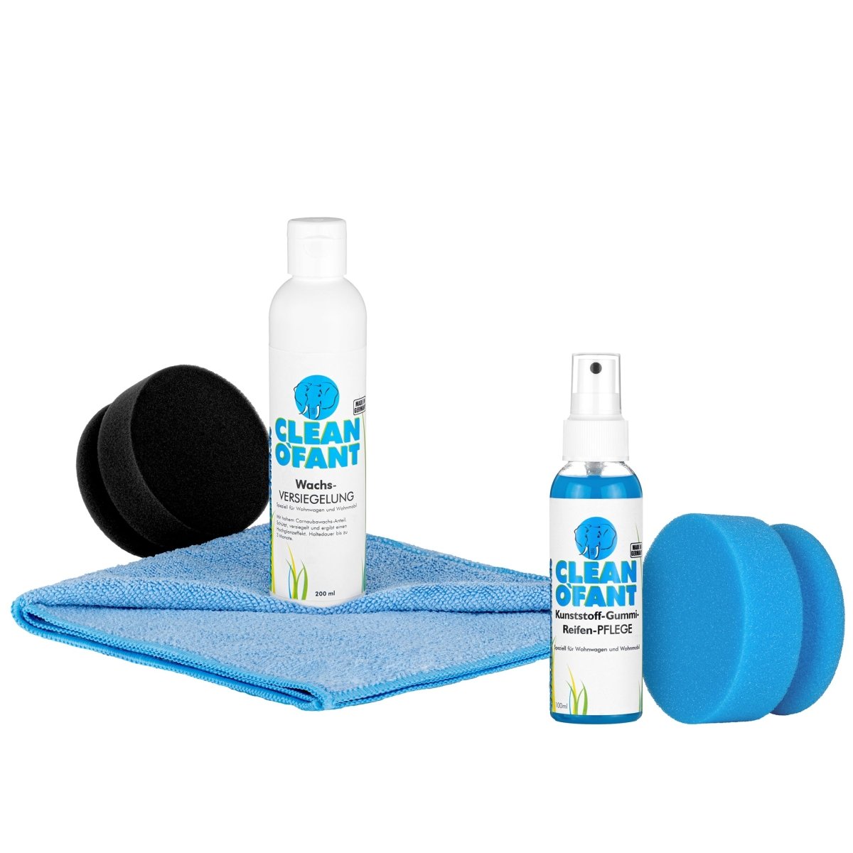 Herbst - Pflege Set – Wachs und Kunststoffpflege für Wohnmobil und Wohnwagen - CLEANOFANT