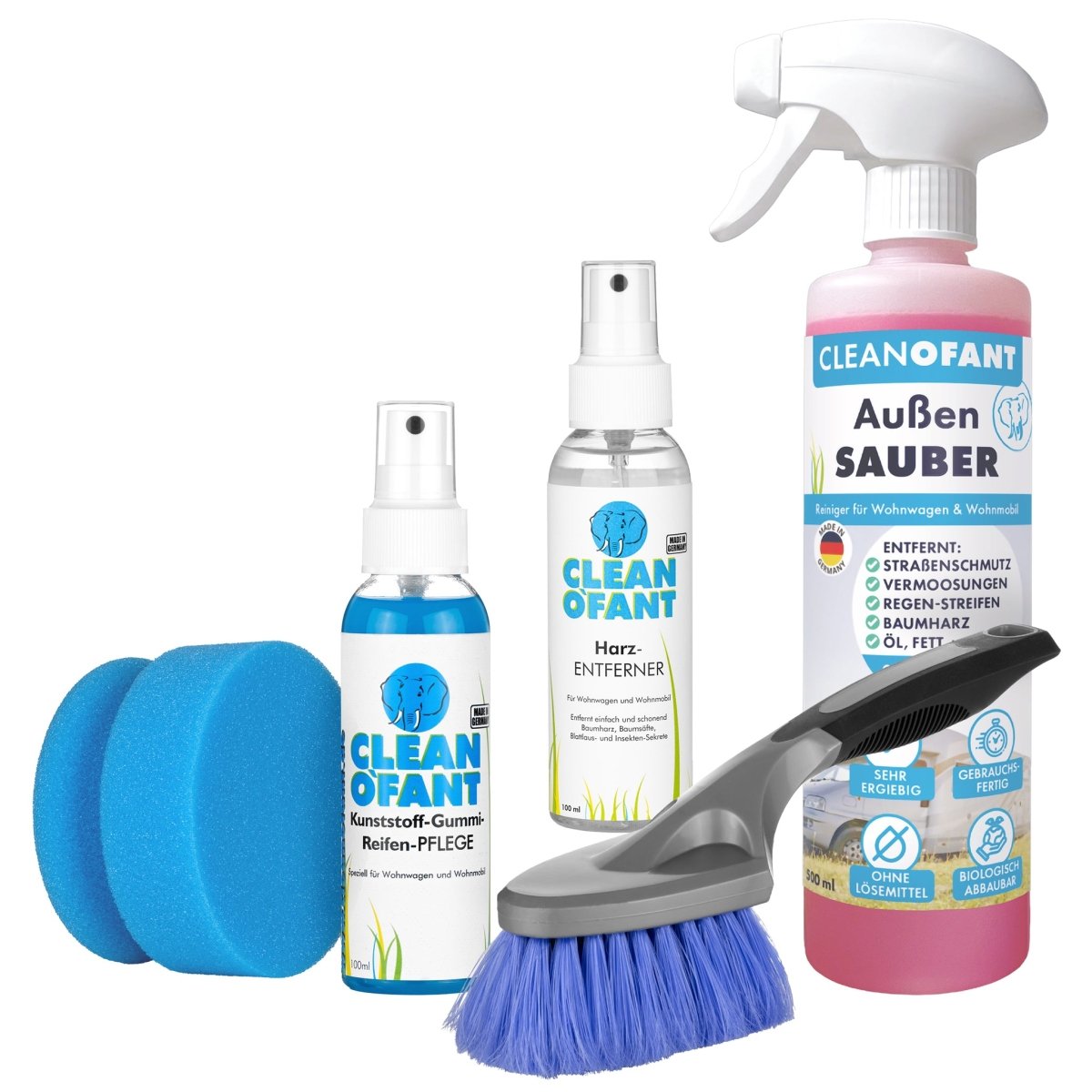 Herbst - Sauber Set – Außenreinigung & Pflege für Wohnmobil und Wohnwagen - CLEANOFANT