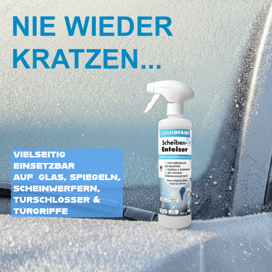 CLEANOFANT Scheiben - ENTEISER Spray - 500 ml - CLEANOFANT